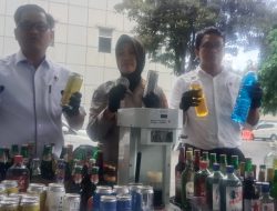 Polda DIY Ungkap Kasus Repacking Minuman Keras Oplosan di Gamping