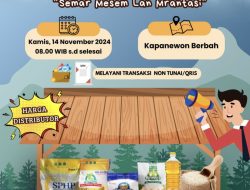 Pasar Murah Berbah Dibuka Jelang Momen Nataru