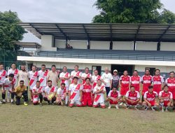 Meriah dan Sehat, Tanding Bola Persahabatan Pimpinan dan Staf OJK
