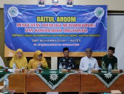 Muhammadiyah Kapenewon Pengasih Mengadakan Baitul Arqom Diikuti 100 Peserta