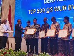 Pemeringkatan Universitas Kelas Dunia: UNY Terima Apresiasi Perguruan Tinggi Berprestasi Dunia QS-WUR Top 500 by Subject