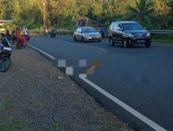 Silau Matahari, Pengendara Motor Tabrak Pejalan Kaki di Gunungkidul