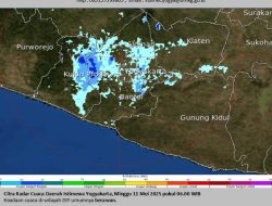 Waspada Cuaca Ekstrem! Sleman dan Kulon Progo Bagian Utara Diperkirakan Diguyur Hujan Deras Disertai Angin Kencang Hari Ini