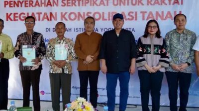 Tanah Tutupan Jepang Akhirnya Bersertipikat, Penantian 80 Tahun Warga Parangtritis Berbuah Manis