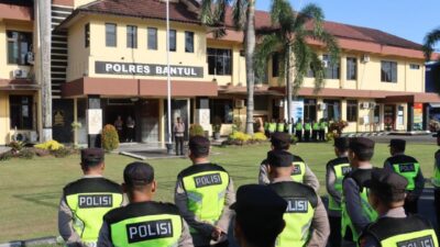 Polres Bantul Siagakan 921 Personel Jaga Libur Kenaikan Isa Almasih 2025, Fokus Amankan Gereja dan Tempat Wisata