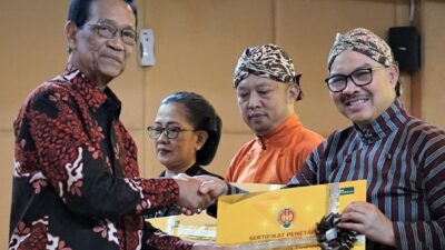 Pemkot Yogya Terima 6 Sertifikat WBTB, Walikota: Harus Urip, Dihidupkan dan Menghidupkan