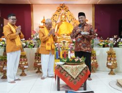 Umat Buddha Adakan Doa Syukur Hari Jadi ke-109 Kabupaten Sleman