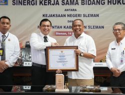 Tingkatkan Sinergi Penyelenggaraan Pelayanan Bidang Hukum, Pemkab Sleman Lakukan MoU dengan Kejari
