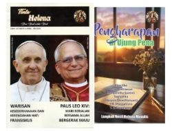 Komsos Lingkungan Helena Kado Buletin dan Buku di Hari Buku Nasional 2025
