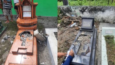 Polisi Amankan Terduga Pelaku Perusakan Puluhan Nisan Non-Muslim di Bantul, Ini Identitasnya