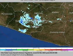 Cuaca Jumat (2/5): Hujan di Gunungkidul Bagian Selatan, DIY Cerah Berawan