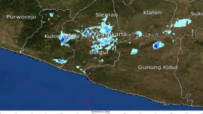 BMKG DIY Ingatkan Potensi Hujan Deras Disertai Angin Kencang di Sleman dan Gunungkidul Bagian Utara
