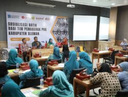 Dukung Pengembangan Batik Lokal Sleman, Disperindag Gandeng TP PKK Sosialisasikan Kerajinan Batik Sleman