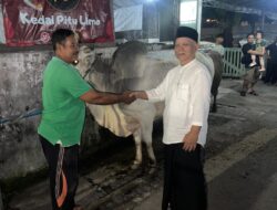 Sultan HB X dan Keluarga Berkurban Satu Lembu di Masjid Wiworojati Suryoputran