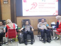 Berhasil Himpun 146 Kantong Darah, Polda DIY Gelar Donor Darah Peringati Ke-79 Hari Bhayangkara