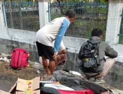 Petani Paliyan Dihantam Motor saat Belok ke Sawah Bersama Istri di Jalan Wareng-Pampang