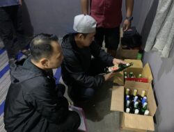 Operasi Miras di Kulon Progo: Polres Amankan Ratusan Botol Minuman Keras Ilegal bersama TNI dan Satpol PP