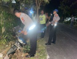 Malam 1 Suro Mencekam, Honda Grand Adu Banteng dengan Motor Pedagang Cilok di Karangasem