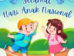 Link Download Desain Poster Hari Anak Nasional 23 Juli 2025 di Canva Gratis & Siap Edit