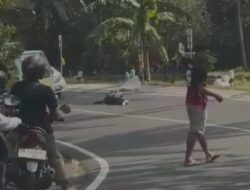 Solar Tumpah di Tikungan Patuk, Warga Bantul Alami Kecelakaan Tunggal