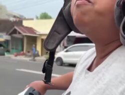 Viral, Emak-emak Ludahi Pengendara di Wonosari Usai Cekcok Hebat di Jalanan