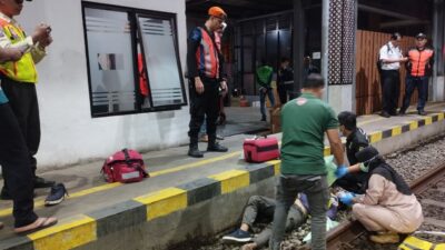 Buruh Freelance Ekspedisi Tertemper KRL di Stasiun Lempuyangan, Terseret 15 Meter Saat Menyeberang Rel