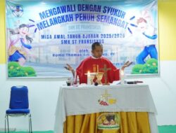 SMK Marsudirini St.Fransiskus Semarang Gelar Perayaan Misa Awal Tahun Ajaran