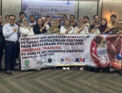 PT KAI Gandeng ICC Selenggarakan Pelatihan dan Sertifikasi Petugas P3K Bersertifikasi Kemnaker RI