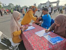 BNNK Sleman Lakukan Giat Komunikasi dan Edukasi P4GN di CFD Stadion Maguwoharjo