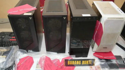 Polda DIY Bongkar Markas Judi Online di Banguntapan, Lima Orang Diamankan