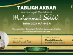 Desain Banner Pengajian Maulid Nabi 2025, Link Gratis Download di Canva