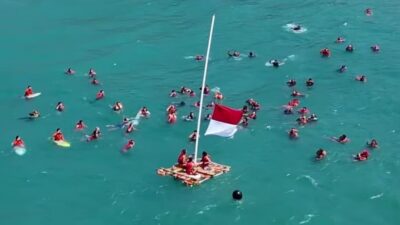 Upacara Bendera di Tengah Laut Pantai Baron, Kasatpol PP DIY: Sesuai Visi Gubernur, Tapi Masih Ada Pantai yang Belum Terkelola