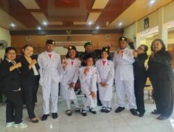 Siswa SMA Sanjaya XIV Nanggulan Bertugas di Upacara HUT RI Tingkat Kapanewon