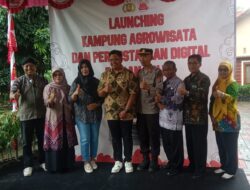 Launching Kampung Argrowisata dan Perpustakaan Digital Binaan Polri