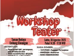 Pasar Merdeka di Embung Giwangan Yogyakarta : Yati Pesek Tampil di Workshop Teater