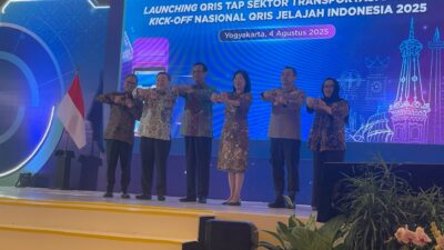 QRIS TAP resmi diluncurkan Bank Indonesia dari Yogyakarta, simbol transformasi pembayaran digital yang tetap berpijak pada budaya lokal.