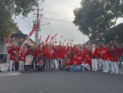 Semangat Kemerdekaan Inspirasi Kebersamaan, Tajuk Jalan Sehat Warga RT37, RW10 Kampung Suryoputran