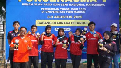 UPY Torehkan Prestasi Membanggakan, Sabet 16 Medali di Ajang PORSENASMA V 2025