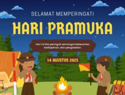 Link Desain Banner Hari Pramuka 2025, Tinggal Edit dan Mudah Diakses