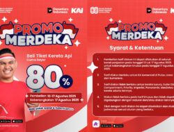 Tiket Kereta Keberangkatan 17 Agustus 2025 Diskon 20 Persen, Promo Merdeka KAI Bisa Dipesan Mulai Besok
