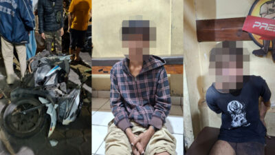 Dua Pemuda Diduga Klitih Diamankan Usai Kecelakaan di Umbulharjo