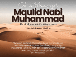 Template Desain Ucapan Maulid Nabi 2025 Buat Konten IG dan WA