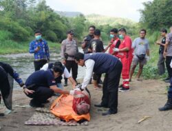 Jenazah Lelaki Paruh Baya Ditemukan Mengambang di Sungai Oya Imogiri
