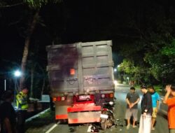 Kecelakaan Maut di Triharjo, Pengendara Motor Meregang Nyawa Seketika Tabrak Truk Tronton