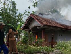 Rumah Guru di Putat Patuk Terbakar saat Ditinggal Mengajar, Api Bermula dari Kamar Depan