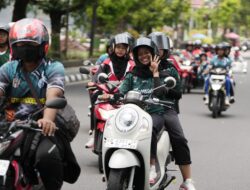 Atlet dan Ofisial Sleman Arak Piala Keliling Bumi Sembada