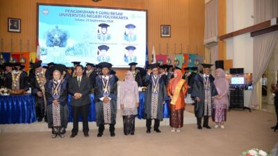 Pengukuhan 4 Guru Besar Baru UNY: Menantang Pandangan Usang tentang Olahraga