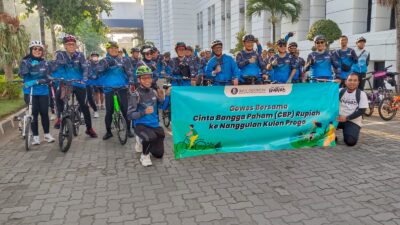 Gowes Sahabat BI DIY: Start dari Halaman Kantor BI Yogya, Finish di Kawasan Wisata Kuliner Nanggulan