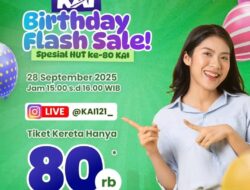 Cara Flash Sale Tiket Kereta Rp 80.000 di Mana? Ini Jadwal dan Ketentuannya