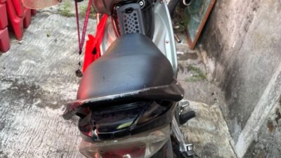 Kecelakaan di Jalan Jogja-Wonosari: Seruduk Mio saat Mendahului Motor Lain, Tiga Orang Tersungkur dan Dilarikan ke Rumah Sakit